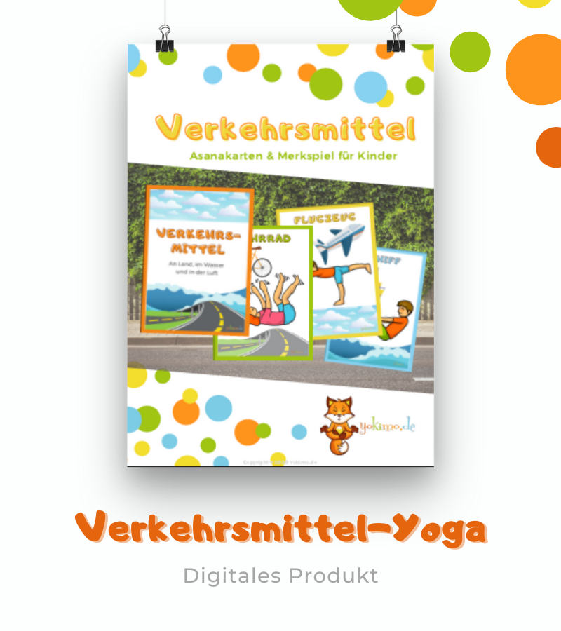 Kinderyoga Stundenbild Verkehrsmittel Yokimo