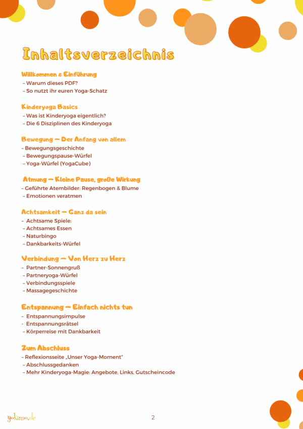 Inhalt_Kinderyoga Schatz